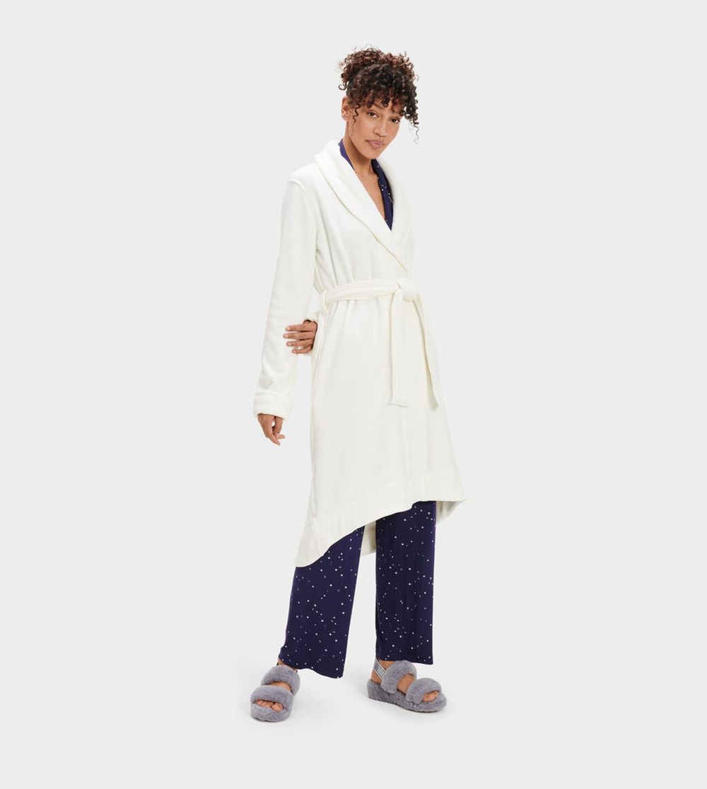 Ugg Robe Womens - Ugg Duffield Ii White - 327EXGRCQ